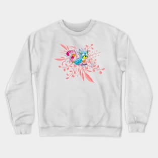 Spring Raccoon Crewneck Sweatshirt